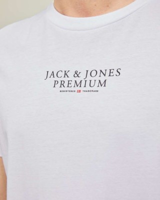 T-shirt Jack n Jones άσπρο