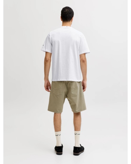 T-shirt Jack n Jones άσπρο ΚΟΝΤΟΜΑΝΙΚΕΣ