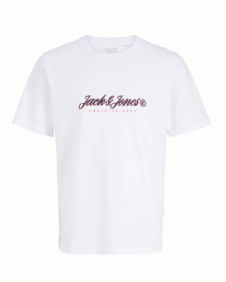 T-shirt Jack n Jones άσπρο