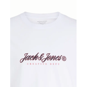 T-shirt Jack n Jones άσπρο