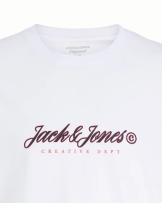 T-shirt Jack n Jones άσπρο