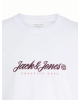 T-shirt Jack n Jones άσπρο ΚΟΝΤΟΜΑΝΙΚΕΣ