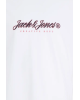 T-shirt Jack n Jones άσπρο ΚΟΝΤΟΜΑΝΙΚΕΣ