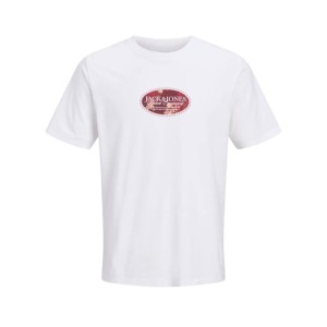 T-shirt Jack n Jones άσπρο