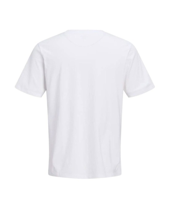 T-shirt Jack n Jones άσπρο ΚΟΝΤΟΜΑΝΙΚΕΣ