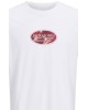 T-shirt Jack n Jones άσπρο ΚΟΝΤΟΜΑΝΙΚΕΣ