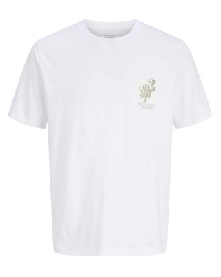 T-shirt Jack n Jones άσπρο