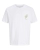 T-shirt Jack n Jones άσπρο ΚΟΝΤΟΜΑΝΙΚΕΣ