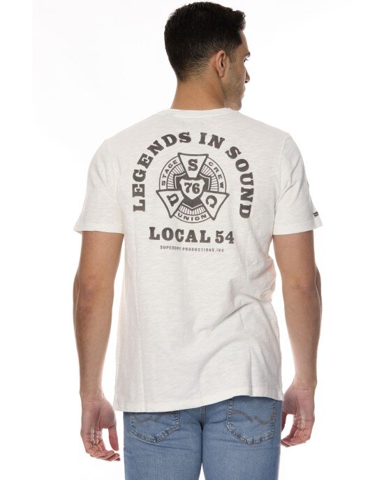 T-shirt SUPERDRY άσπρο T-shirt SUPERDRY άσπρο