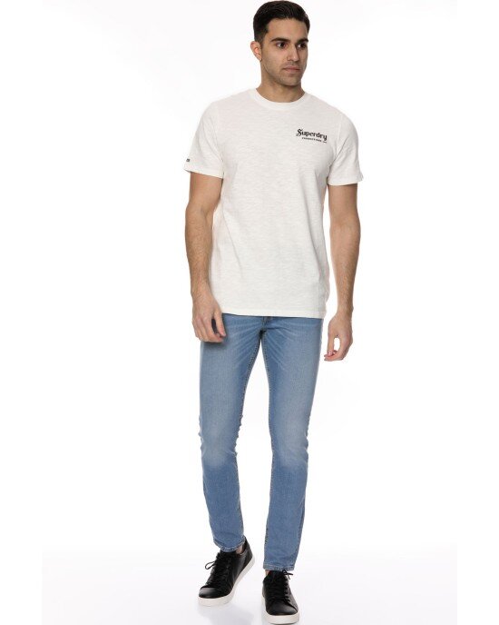 T-shirt SUPERDRY άσπρο T-shirt SUPERDRY άσπρο