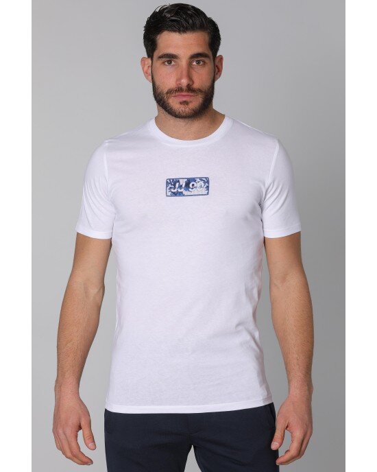 T-shirt Jack n Jones άσπρο T-shirt Jack n Jones άσπρο