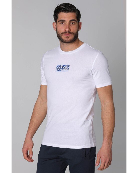 T-shirt Jack n Jones άσπρο T-shirt Jack n Jones άσπρο