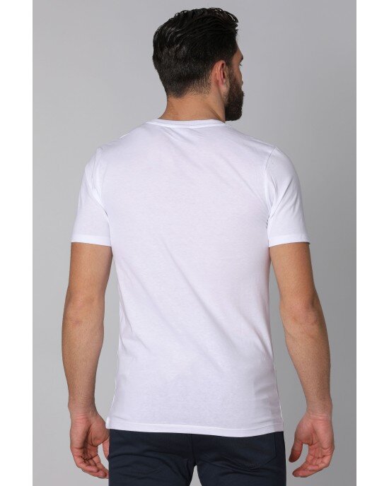 T-shirt Jack n Jones άσπρο T-shirt Jack n Jones άσπρο