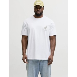T-shirt Jack n Jones Plus Size άσπρο