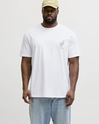 T-shirt Jack n Jones Plus Size άσπρο