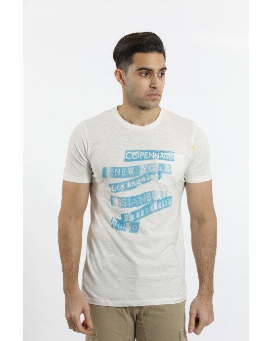 T-shirt Jack n Jones λευκό