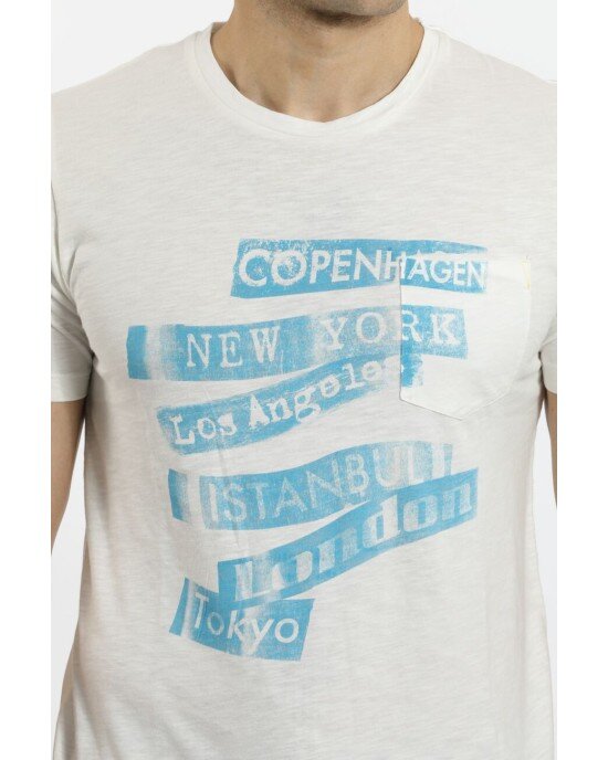 T-shirt Jack n Jones λευκό