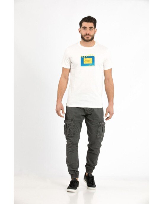 T-shirt Jack n Jones λευκό