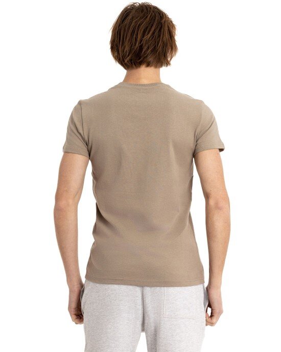 T-shirt SUPERDRY μπεζ ΚΟΝΤΟΜΑΝΙΚΕΣ