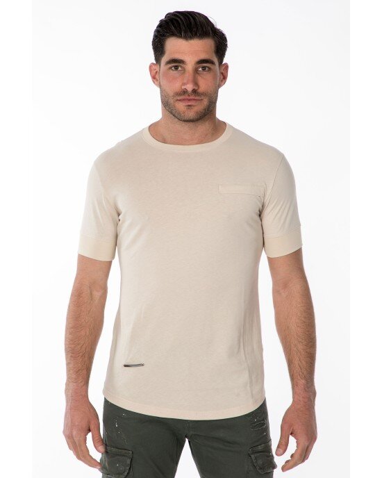 T-Shirt Rebel μπεζ T-Shirt Rebel μπεζ