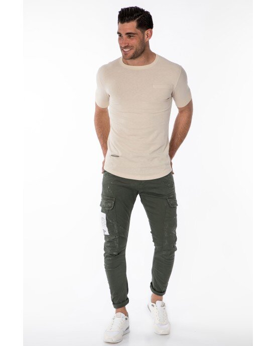 T-Shirt Rebel μπεζ T-Shirt Rebel μπεζ