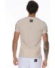 T-shirt Vinyl Art Μπεζ T-shirt Vinyl Art Μπεζ