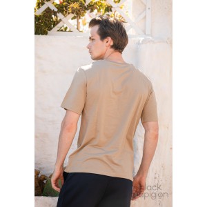 T-shirt Jack n Jones μπεζ