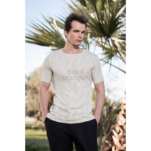 T-Shirt Rebel μπεζ