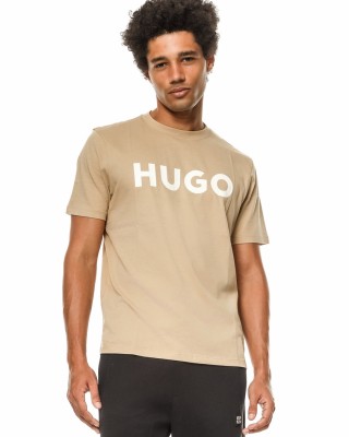 T-Shirt Hugo μπεζ