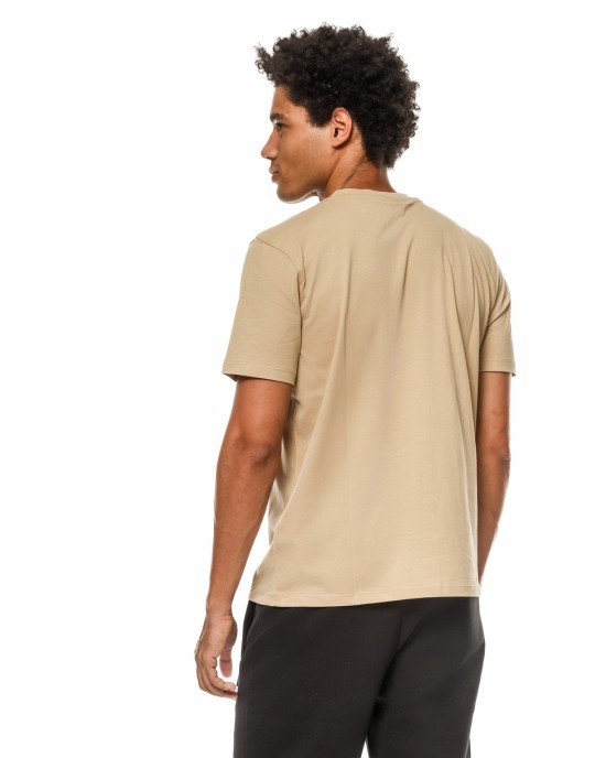 T-Shirt Hugo μπεζ ΚΟΝΤΟΜΑΝΙΚΕΣ