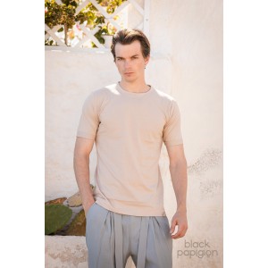 T-Shirt Rebel μπεζ