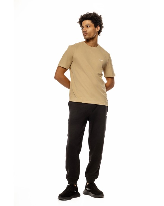 T-Shirt Hugo μπεζ ΚΟΝΤΟΜΑΝΙΚΕΣ