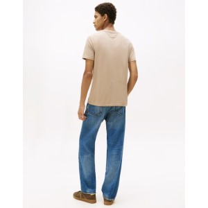 T-shirt Tommy Jeans μπεζ