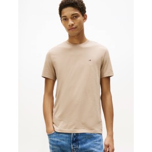 T-shirt Tommy Jeans μπεζ