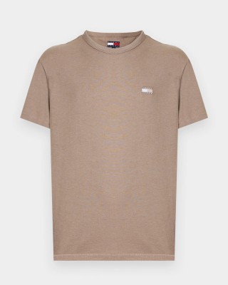 T-shirt Tommy Jeans μπεζ