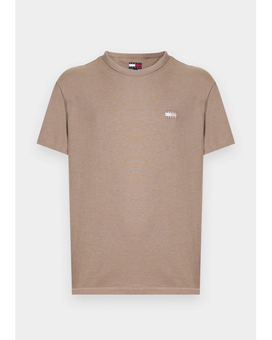 T-shirt Tommy Jeans μπεζ ΚΟΝΤΟΜΑΝΙΚΕΣ