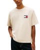 T-shirt Tommy Jeans μπεζ ΚΟΝΤΟΜΑΝΙΚΕΣ
