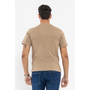 T-shirt Jack n Jones μπεζ T-shirt Jack n Jones μπεζ
