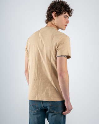 T-shirt Tommy Jeans μπεζ