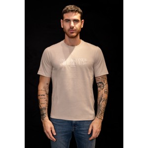 T-shirt Jack n Jones μπεζ