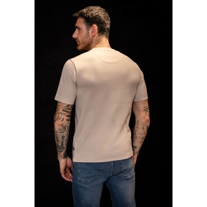 T-shirt Jack n Jones μπεζ