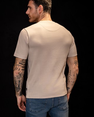 T-shirt Jack n Jones μπεζ