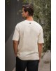 T-shirt Vittorio μπεζ ΚΟΝΤΟΜΑΝΙΚΕΣ