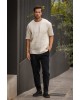 T-shirt Vittorio μπεζ ΚΟΝΤΟΜΑΝΙΚΕΣ