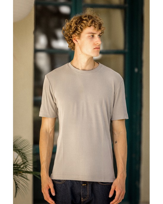T-shirt Vittorio μπεζ ΚΟΝΤΟΜΑΝΙΚΕΣ