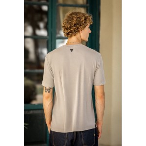 T-shirt Vittorio μπεζ T-shirt Vittorio μπεζ