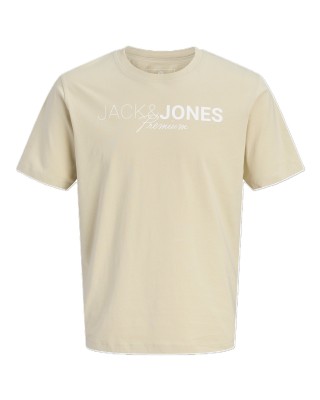 T-shirt Jack n Jones Plus Size μπεζ