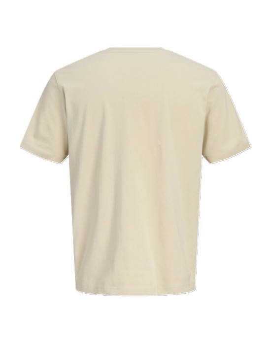 T-shirt Jack n Jones Plus Size μπεζ ΚΟΝΤΟΜΑΝΙΚΕΣ