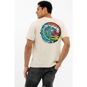 T-shirt SUPERDRY μπεζ T-shirt SUPERDRY μπεζ