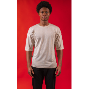 T-shirt Free Wave μπεζ